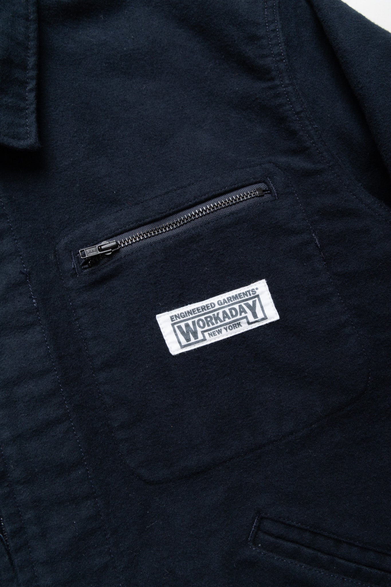 Short Jacket Cotton Moleskin - Dk. Navy