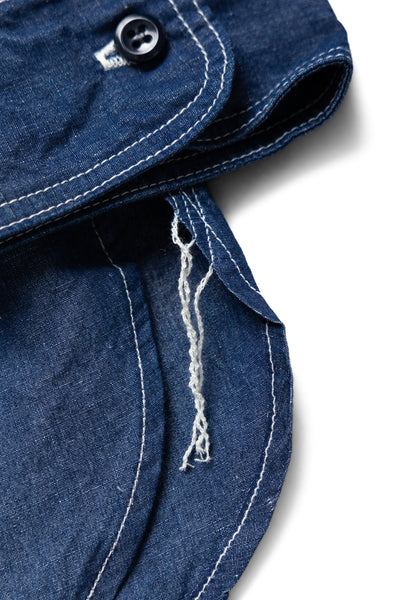 Supima 100/2 Linen Dungaree Work Shirt - One Wash