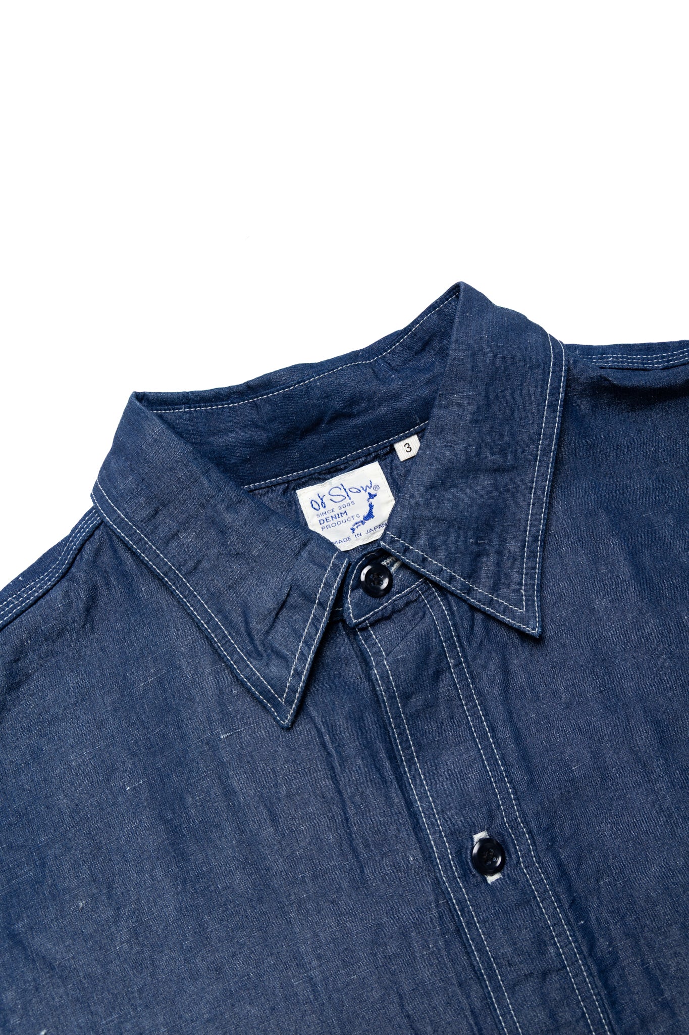 Supima 100/2 Linen Dungaree Work Shirt - One Wash