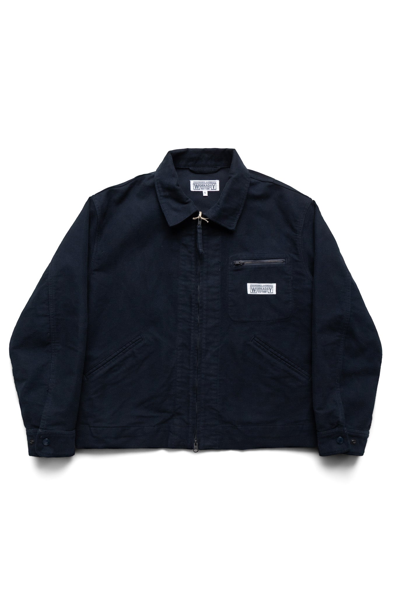 Short Jacket Cotton Moleskin - Dk. Navy
