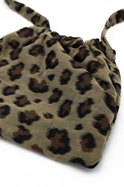 Elastic Pochette PE/C/CU/N Leopard Jq. - Khaki