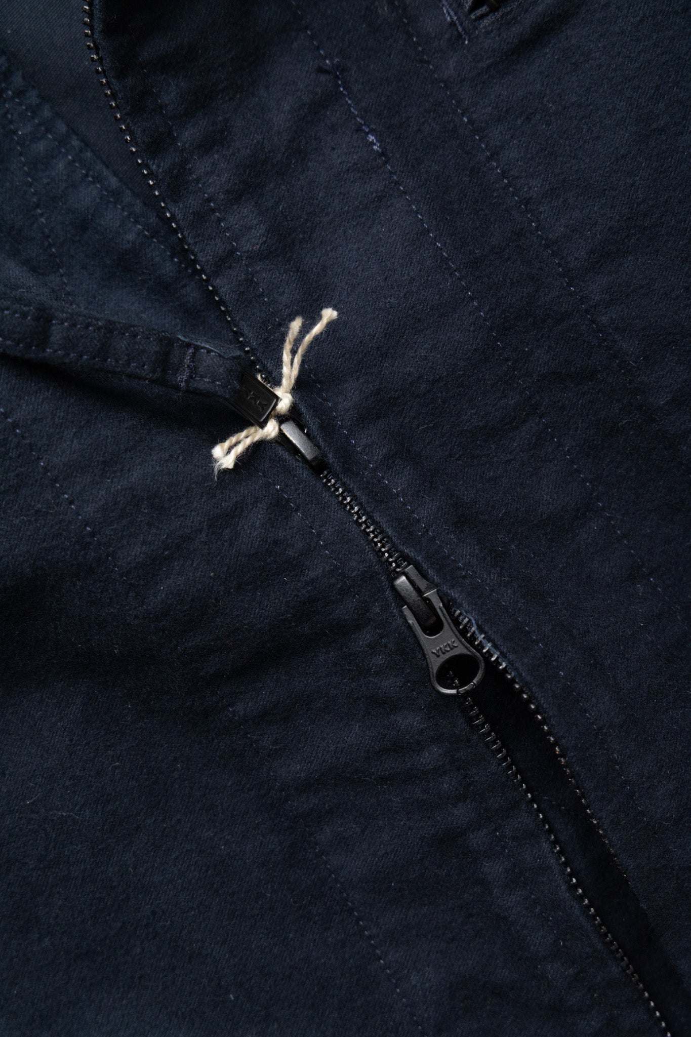 Short Jacket Cotton Moleskin - Dk. Navy