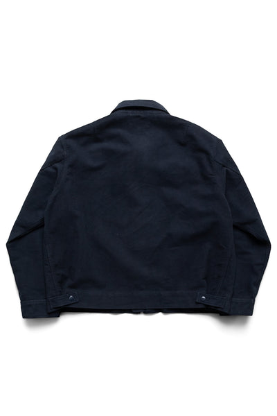 Short Jacket Cotton Moleskin - Dk. Navy