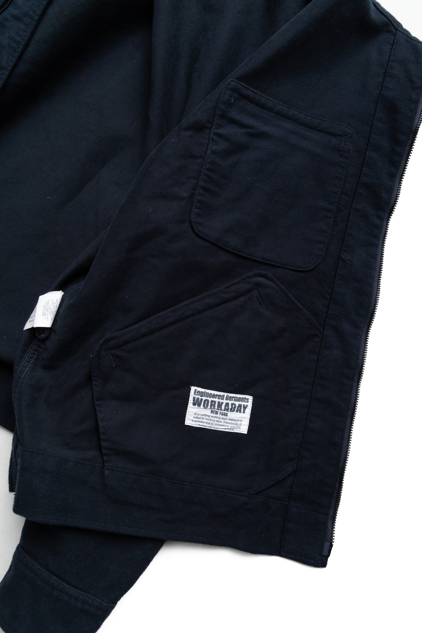 Short Jacket Cotton Moleskin - Dk. Navy