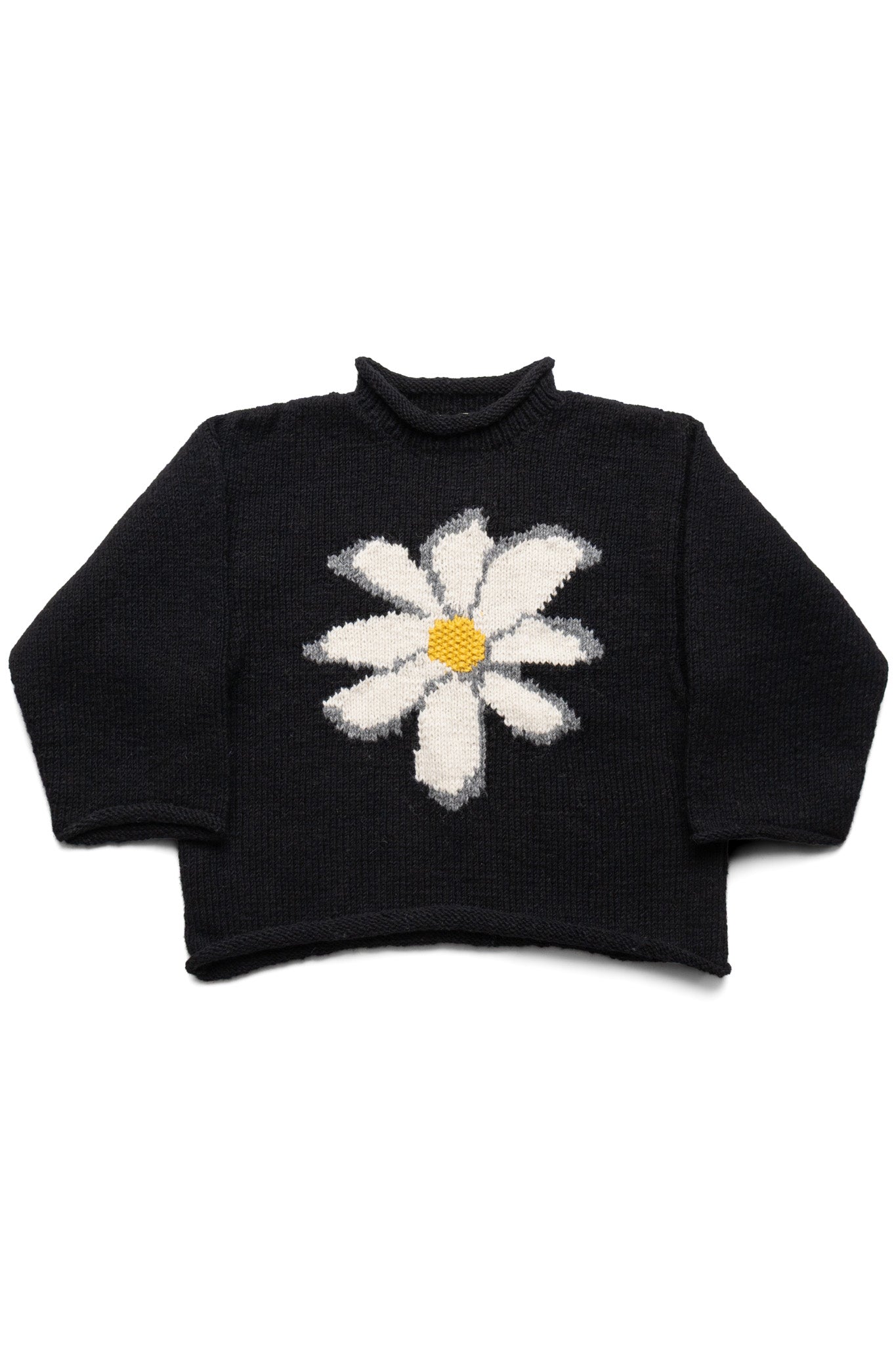 All Roll Knit "Flower" - Black