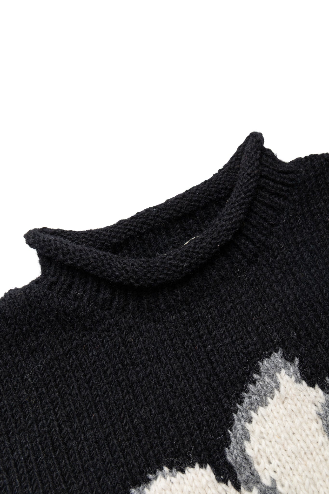 All Roll Knit "Flower" - Black