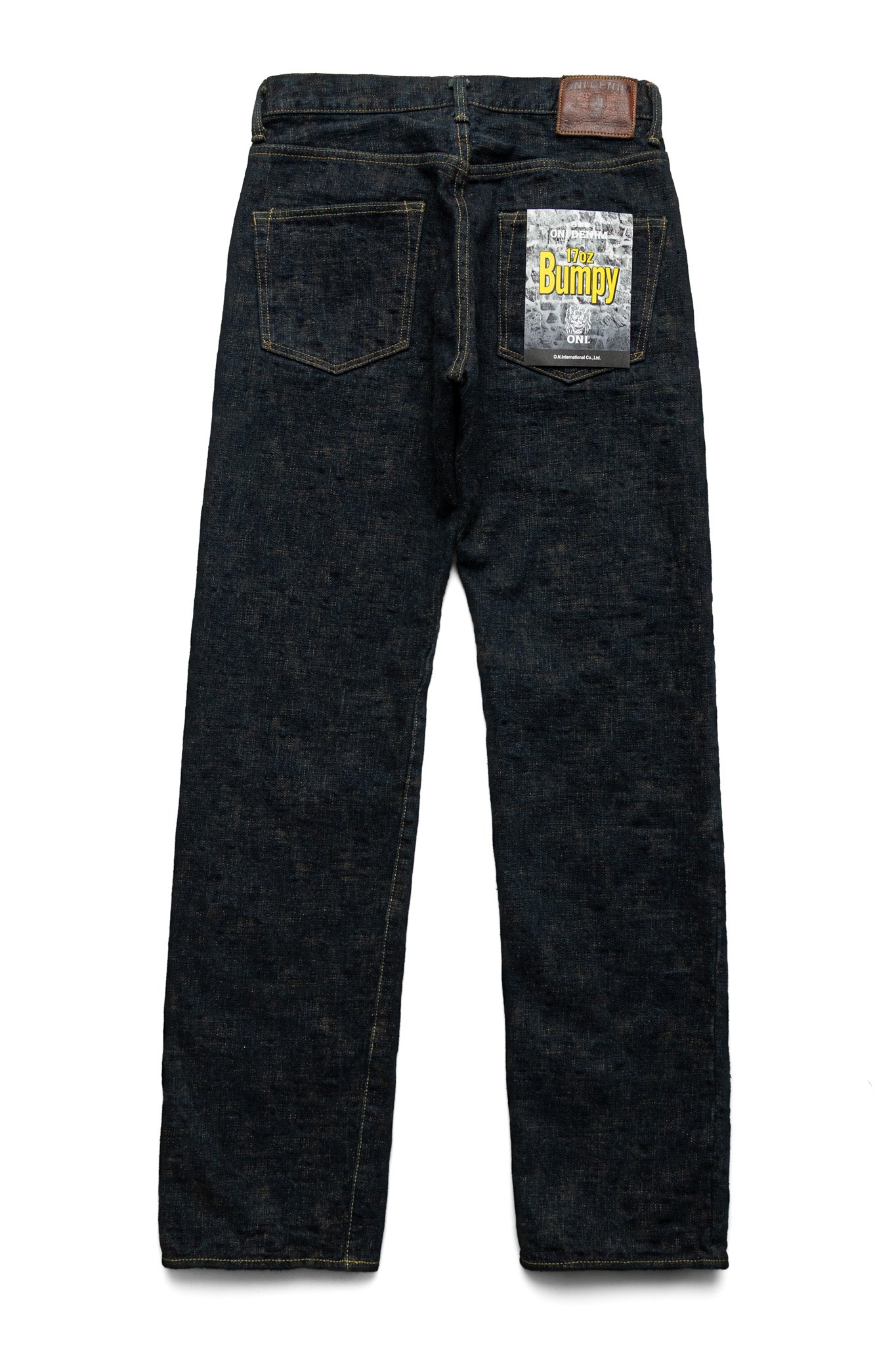 277Bumpy-KUSAKI 17oz Bumpy Denim Just Like Straight - Plant