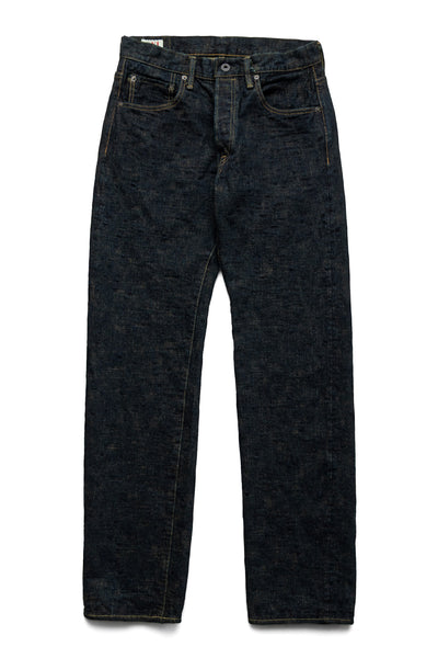 277Bumpy-KUSAKI 17oz Bumpy Denim Just Like Straight - Plant