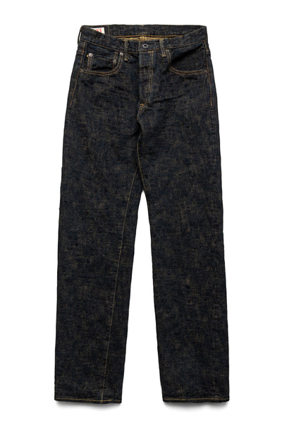 277Bumpy-OUDO 17oz Bumpy Denim Just Like Straight - Ocher