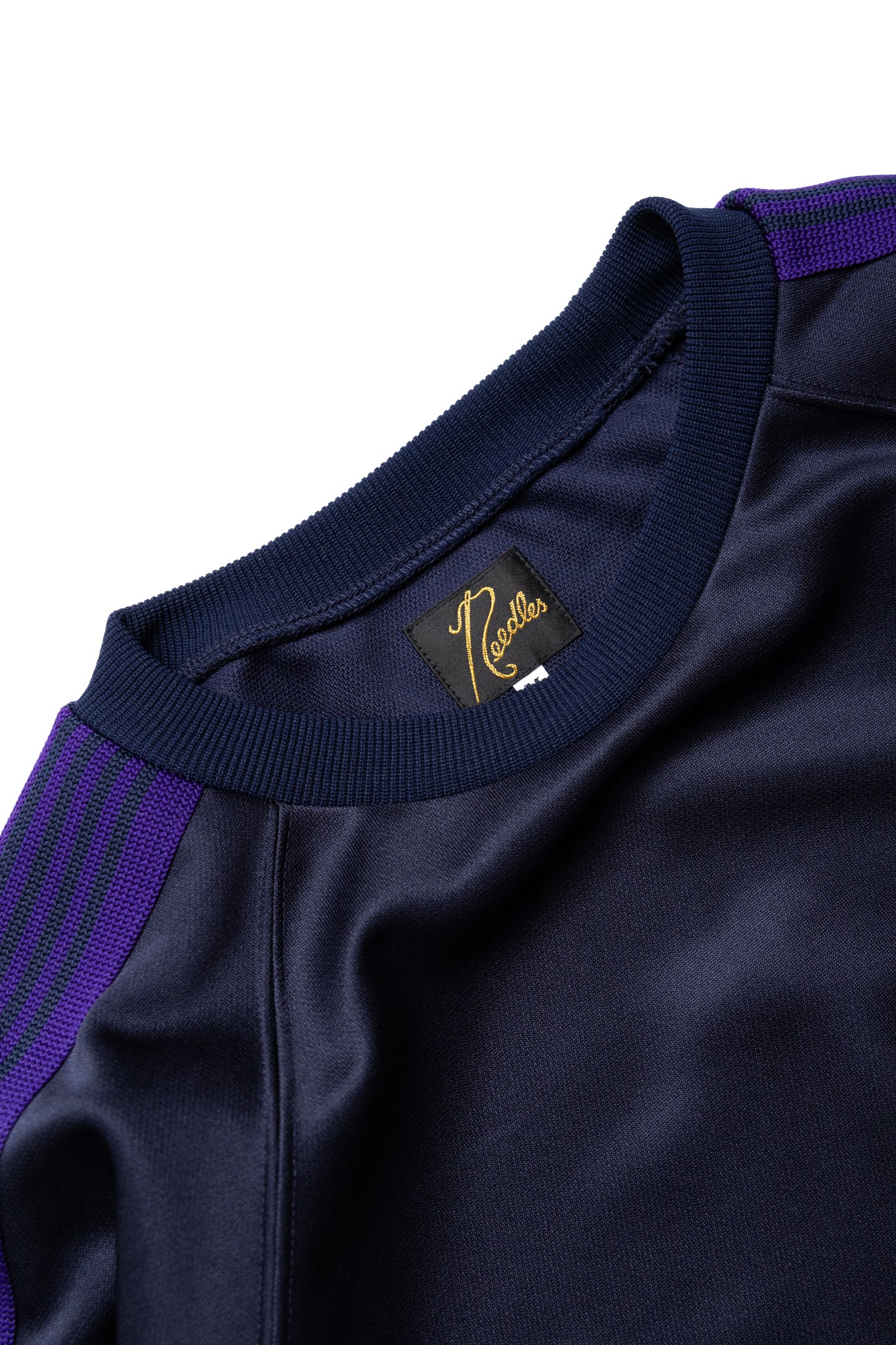 Track Crew Neck Shirt Poly Smooth - Navy