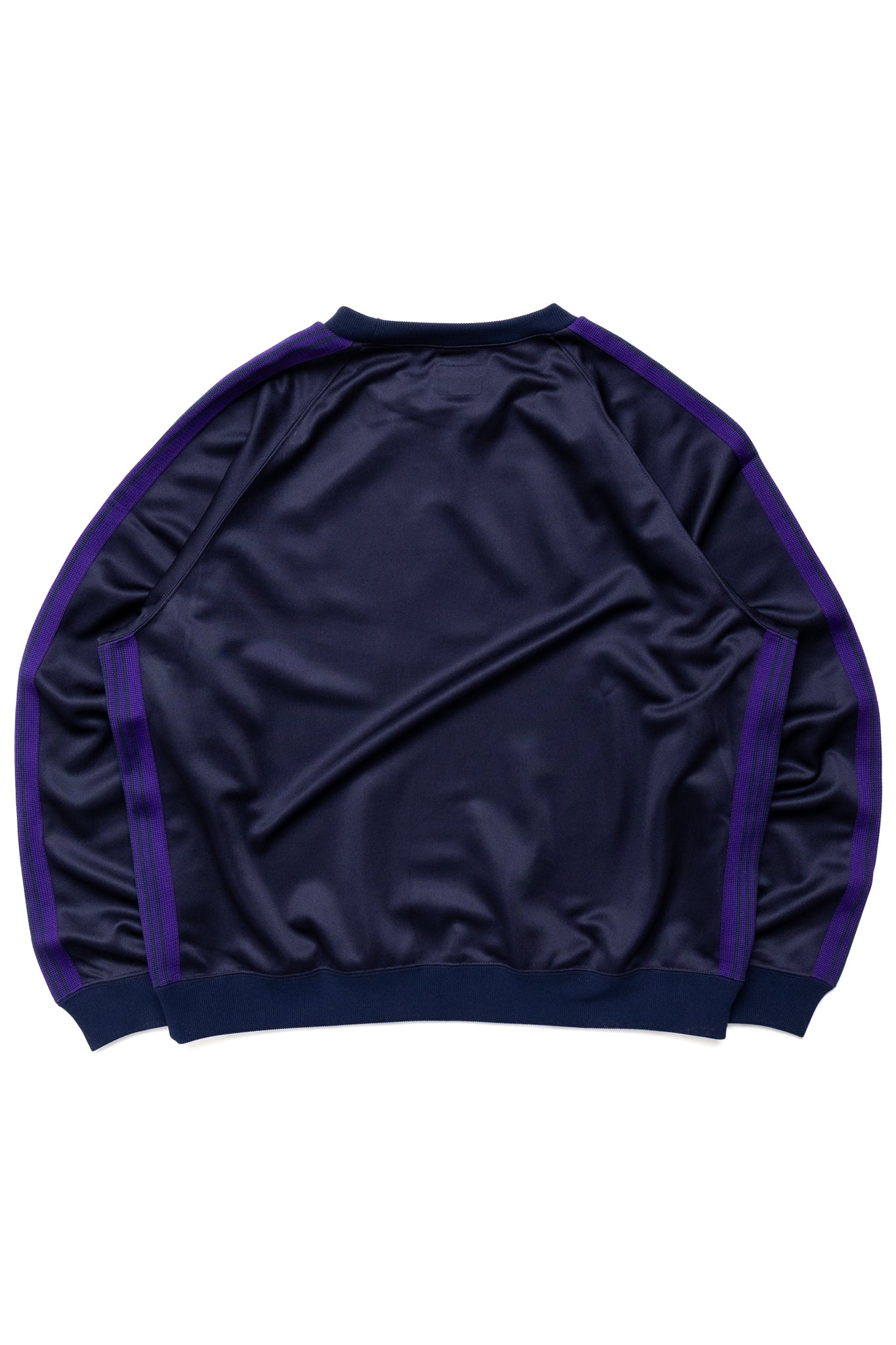 Track Crew Neck Shirt Poly Smooth - Navy