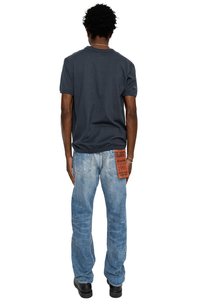 Flat Seam Heavy Weight T Shirt - Ink Black