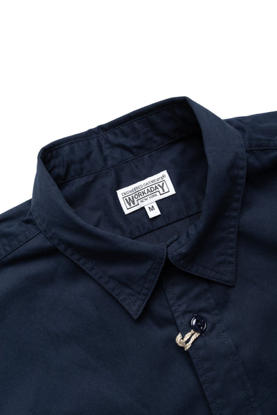 Utility Shirt Cotton Micro Sanded Twill - Navy
