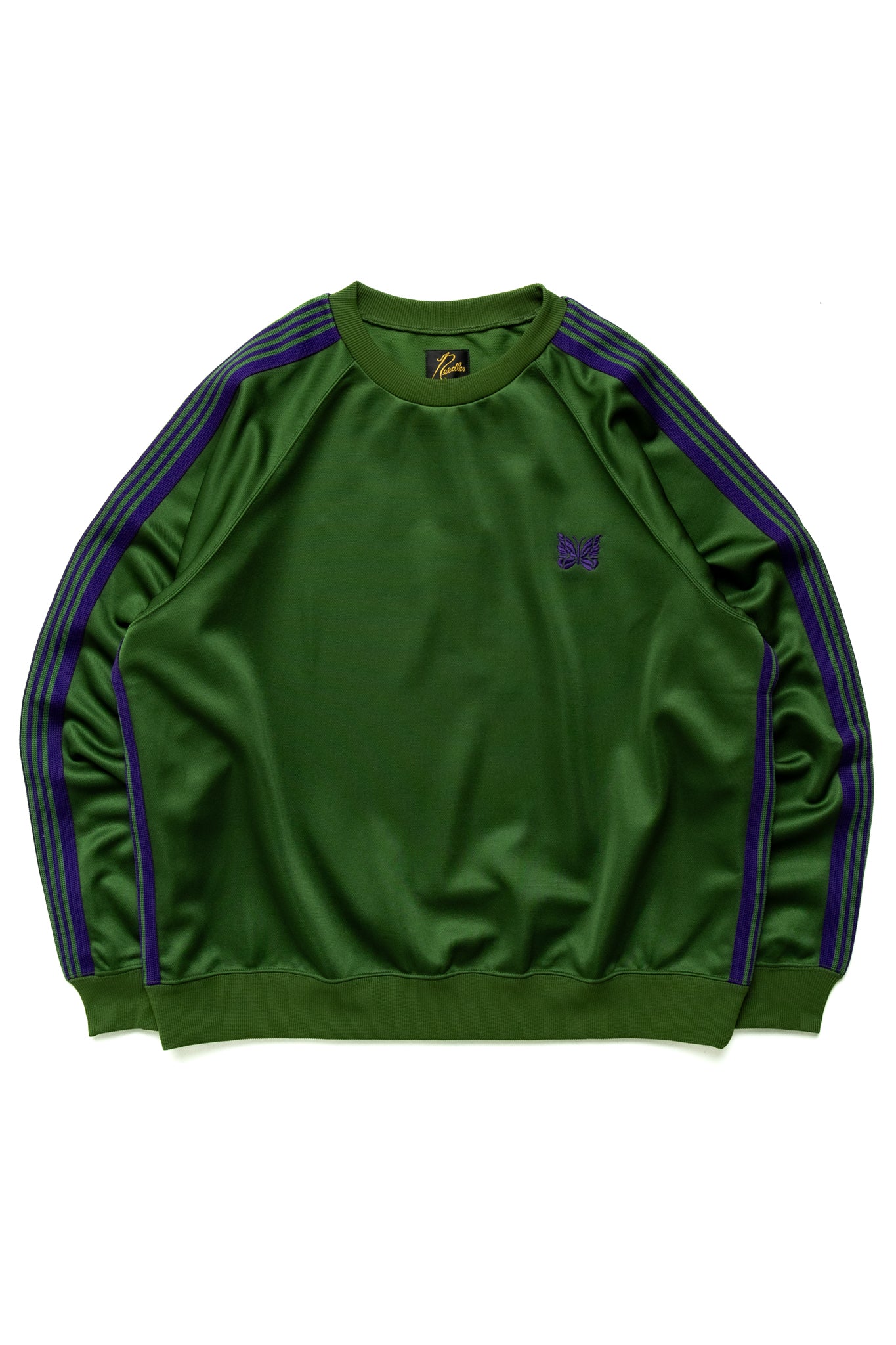 Track Crew Neck Shirt Poly Smooth - Ivy Green