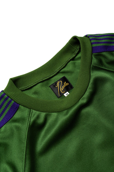 Track Crew Neck Shirt Poly Smooth - Ivy Green