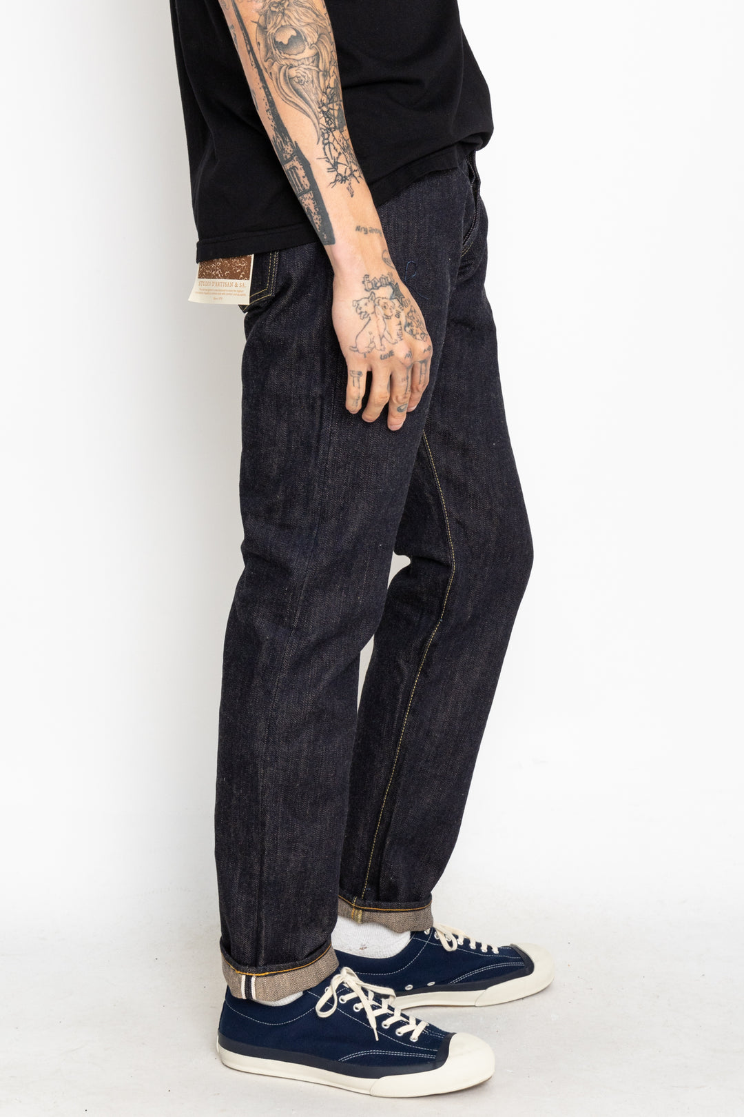 Studio D'Artisan D1828 FOX x G3 Jeans Relax Tapered – BLUE IN
