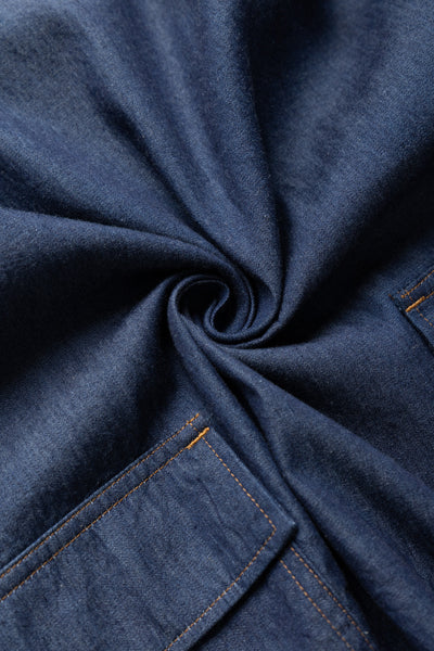 Salvage Smock 4.5oz Denim Shirting - Indigo
