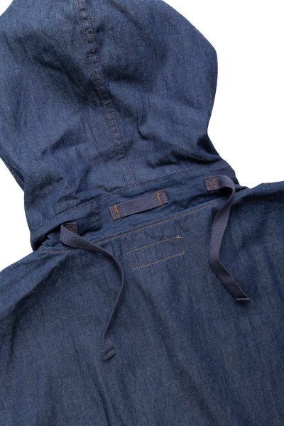 Salvage Smock 4.5oz Denim Shirting - Indigo