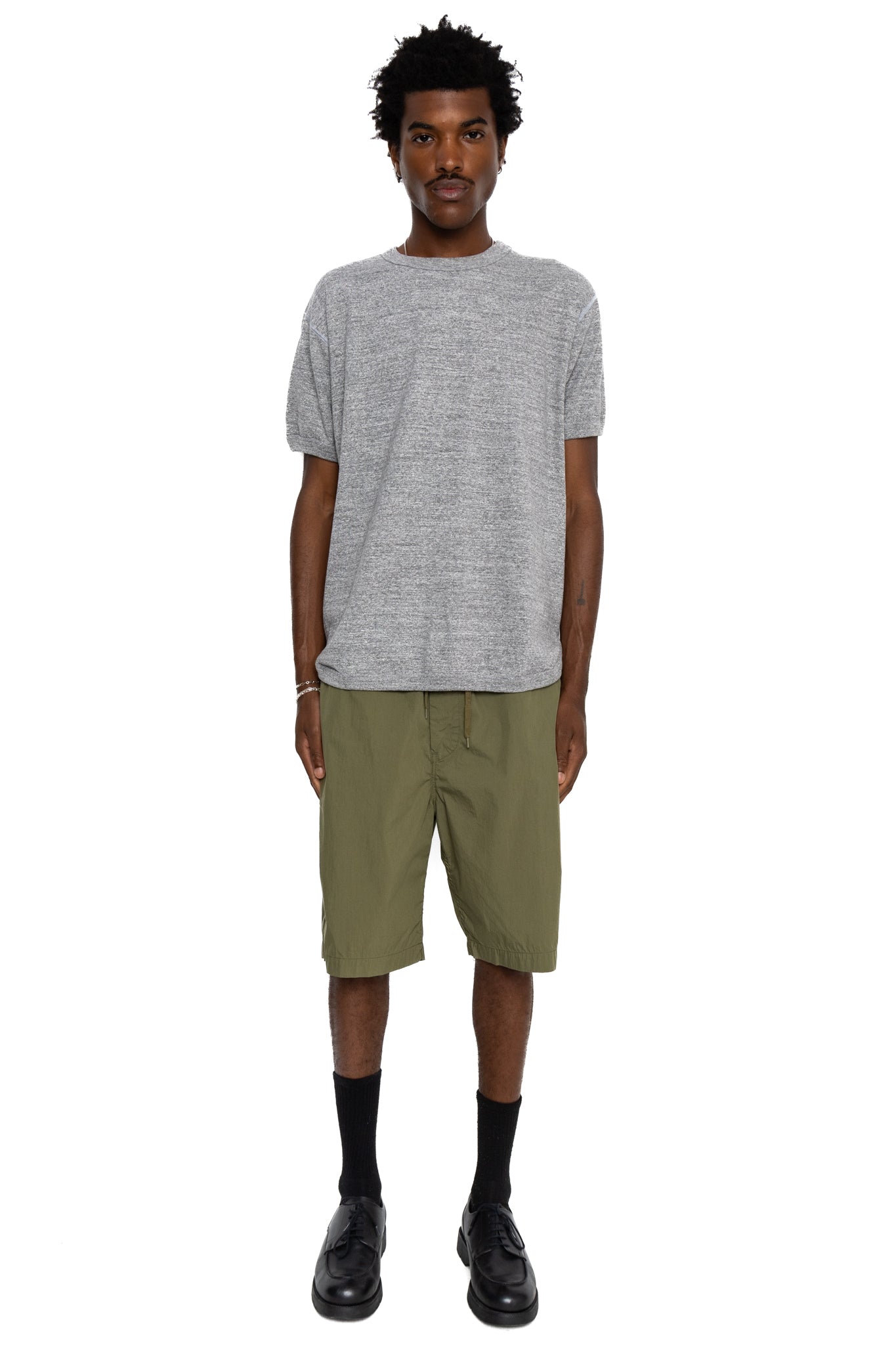 Wide Fit New Yorker Shorts - Army Green