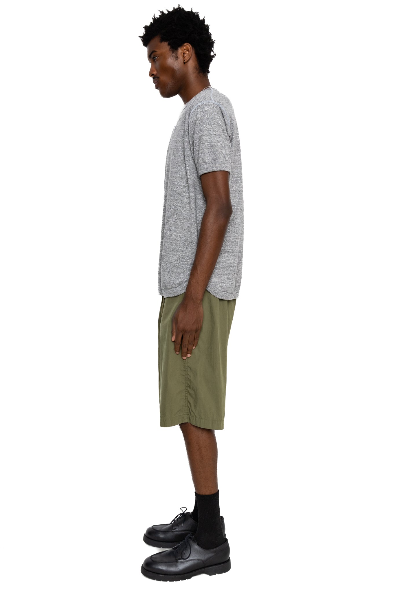 Wide Fit New Yorker Shorts - Army Green