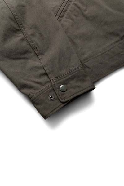 Short Jacket Heavyweight Cotton Ripstop - Olive