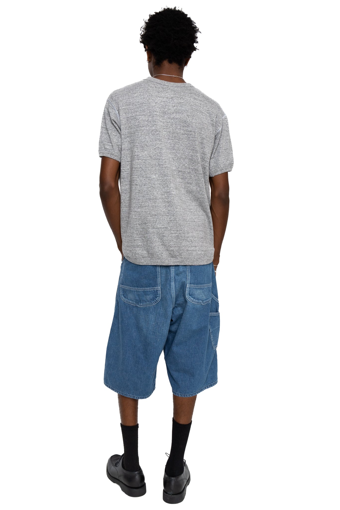 Wide Fit 40's Painter Shorts Denim - Used