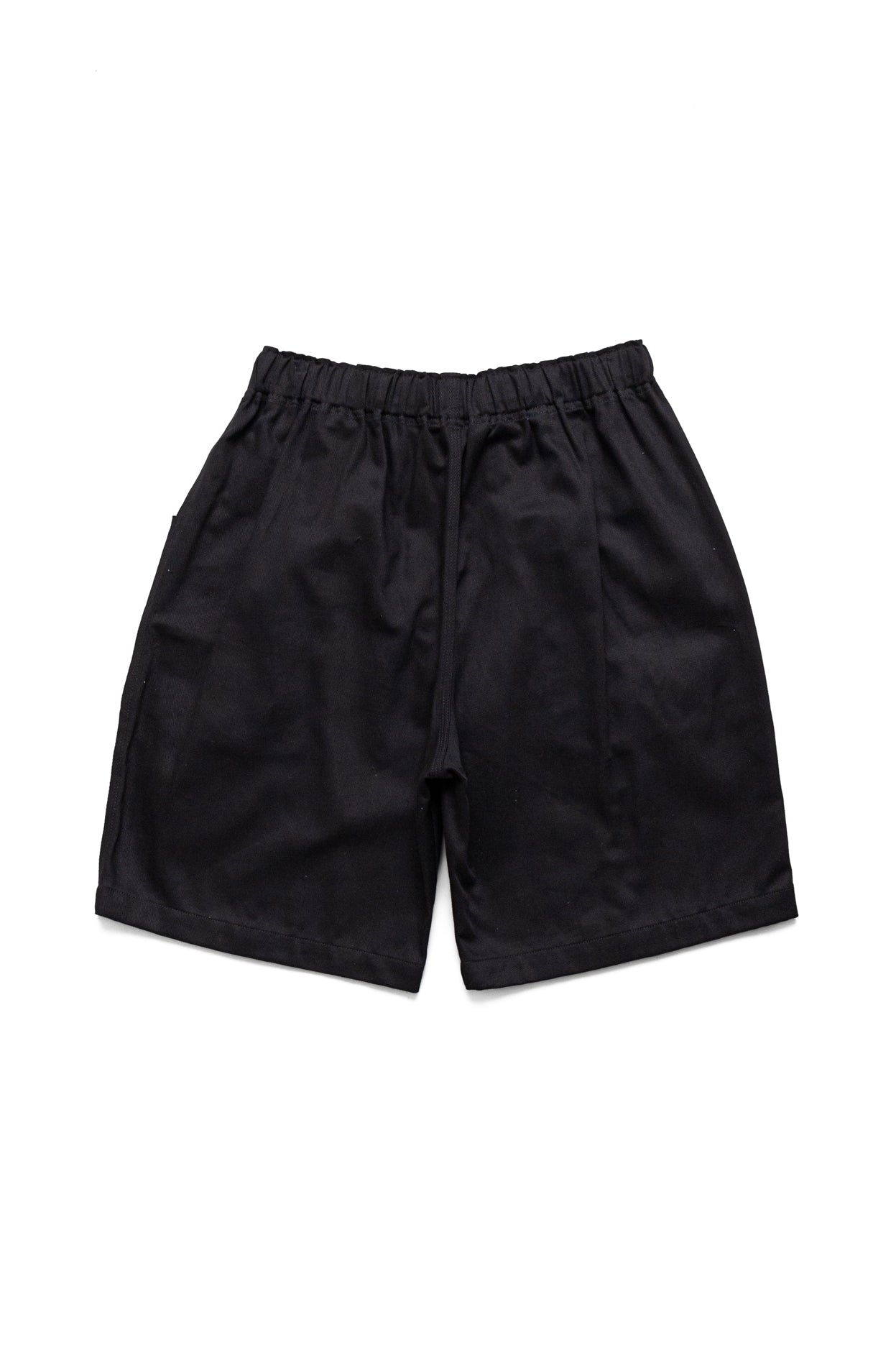 Belted C.S. Short Cotton Twill - Black
