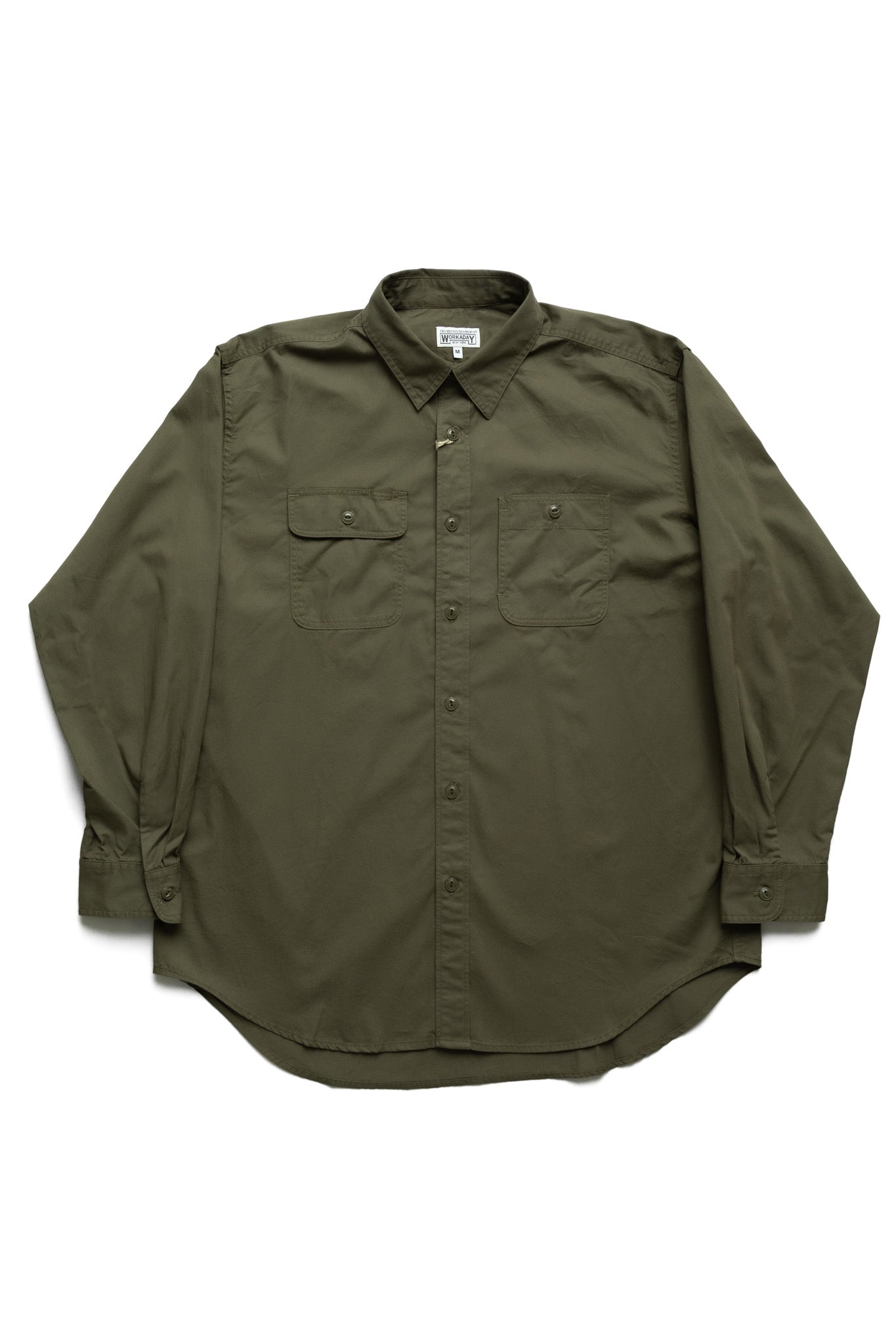 Utility Shirt Cotton Micro Sanded Twill - Olive