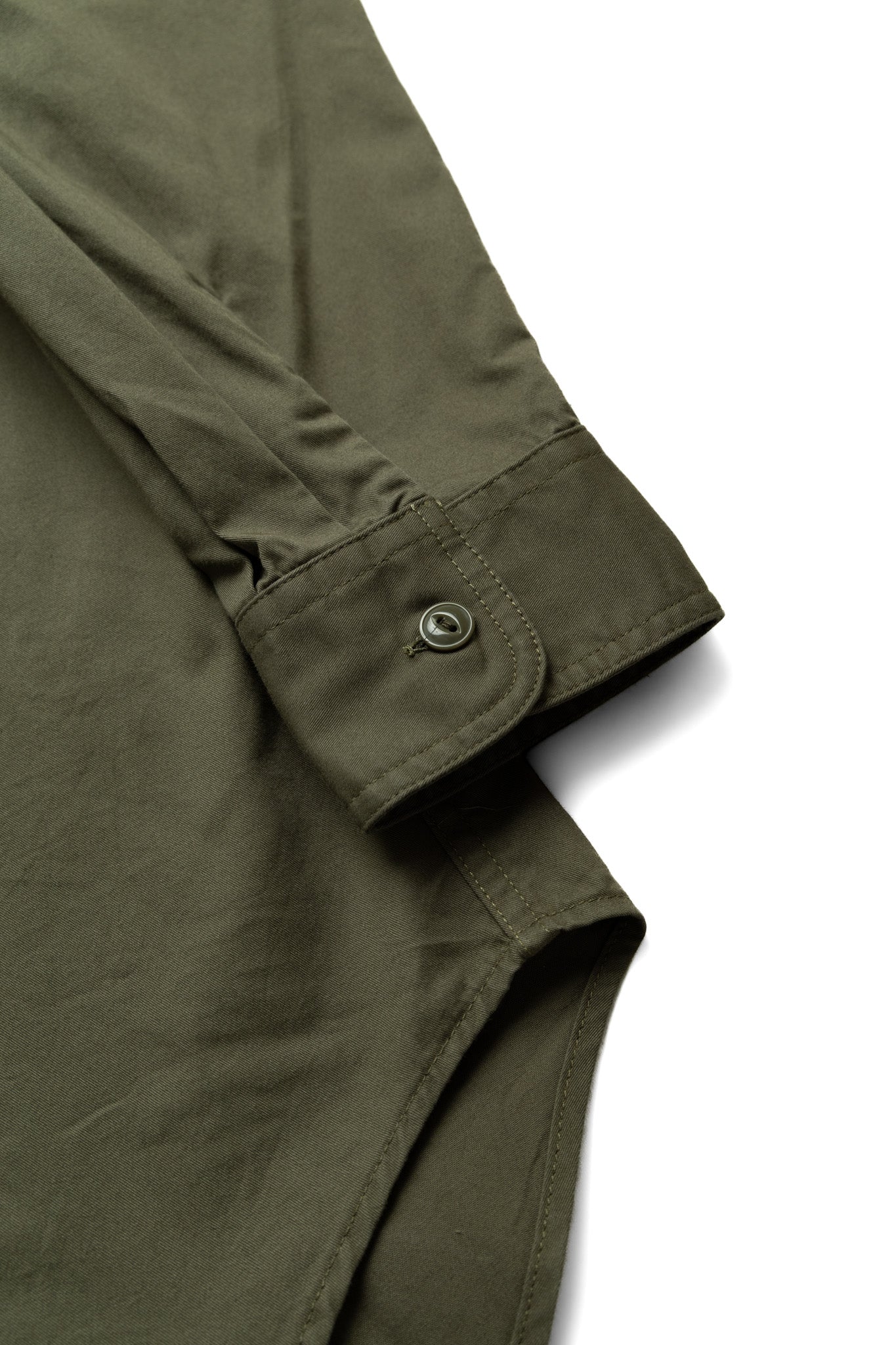 Utility Shirt Cotton Micro Sanded Twill - Olive