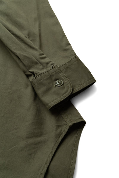Utility Shirt Cotton Micro Sanded Twill - Olive