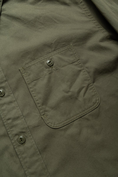 Utility Shirt Cotton Micro Sanded Twill - Olive