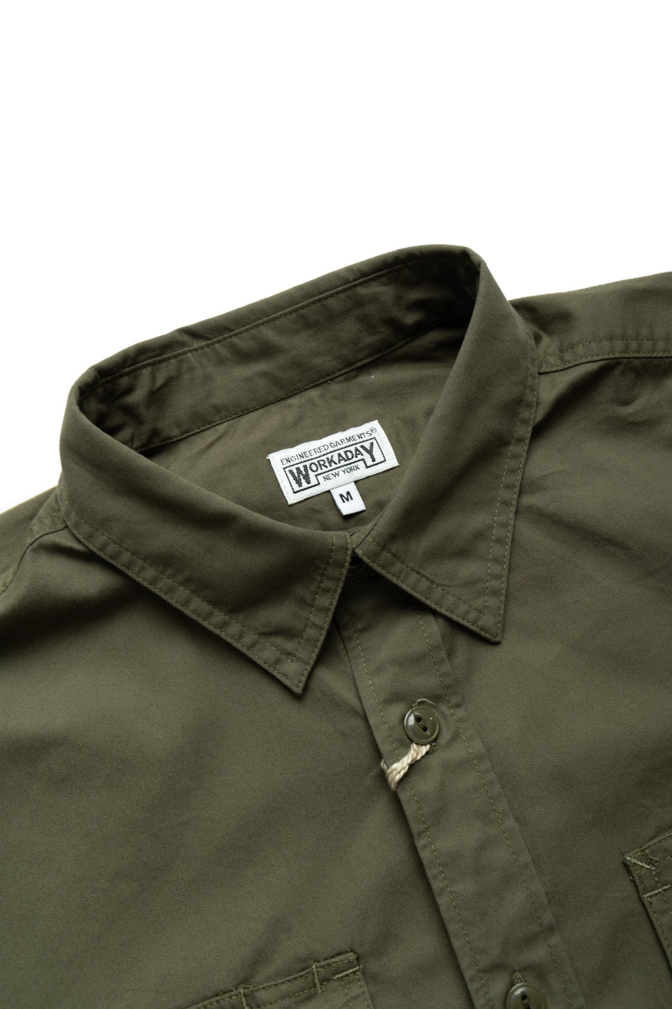 Utility Shirt Cotton Micro Sanded Twill - Olive
