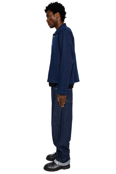 Shirt Jacket (Blue in Green Fit) - Real Indigo