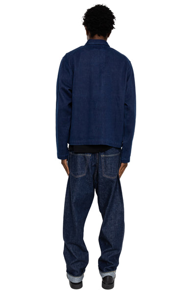 Shirt Jacket (Blue in Green Fit) - Real Indigo