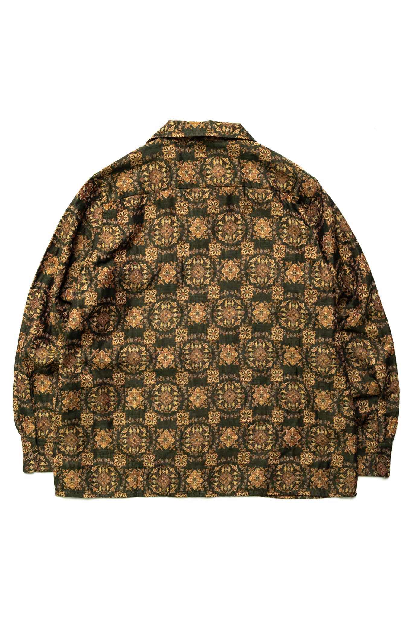 Classic Shirt R/PE/W Botanical Jq. - Green