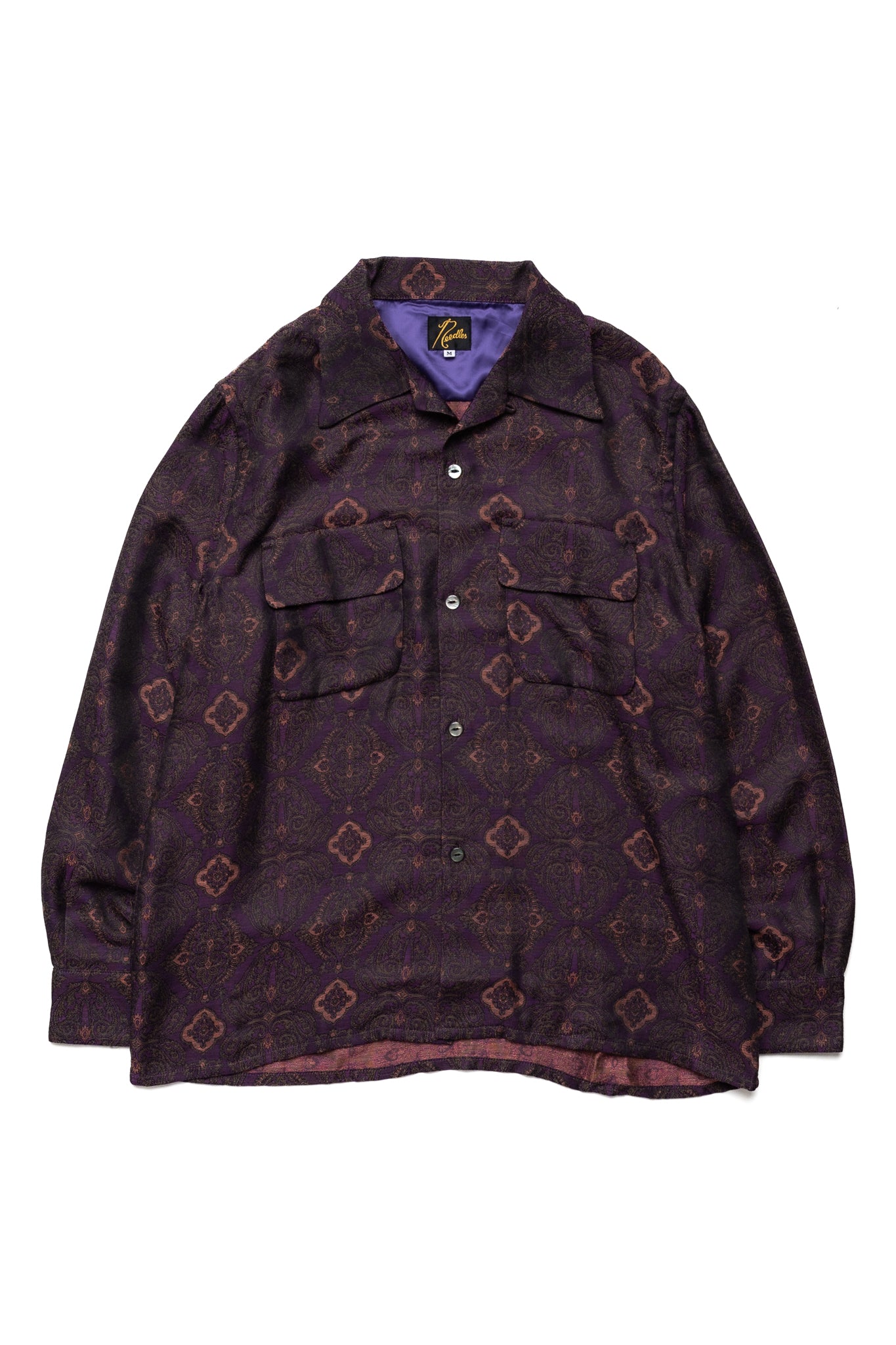 Classic Shirt PE/R/W Arabesque Jq. - Purple