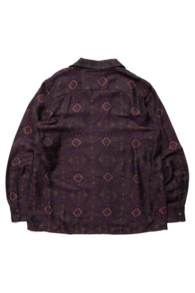 Classic Shirt PE/R/W Arabesque Jq. - Purple