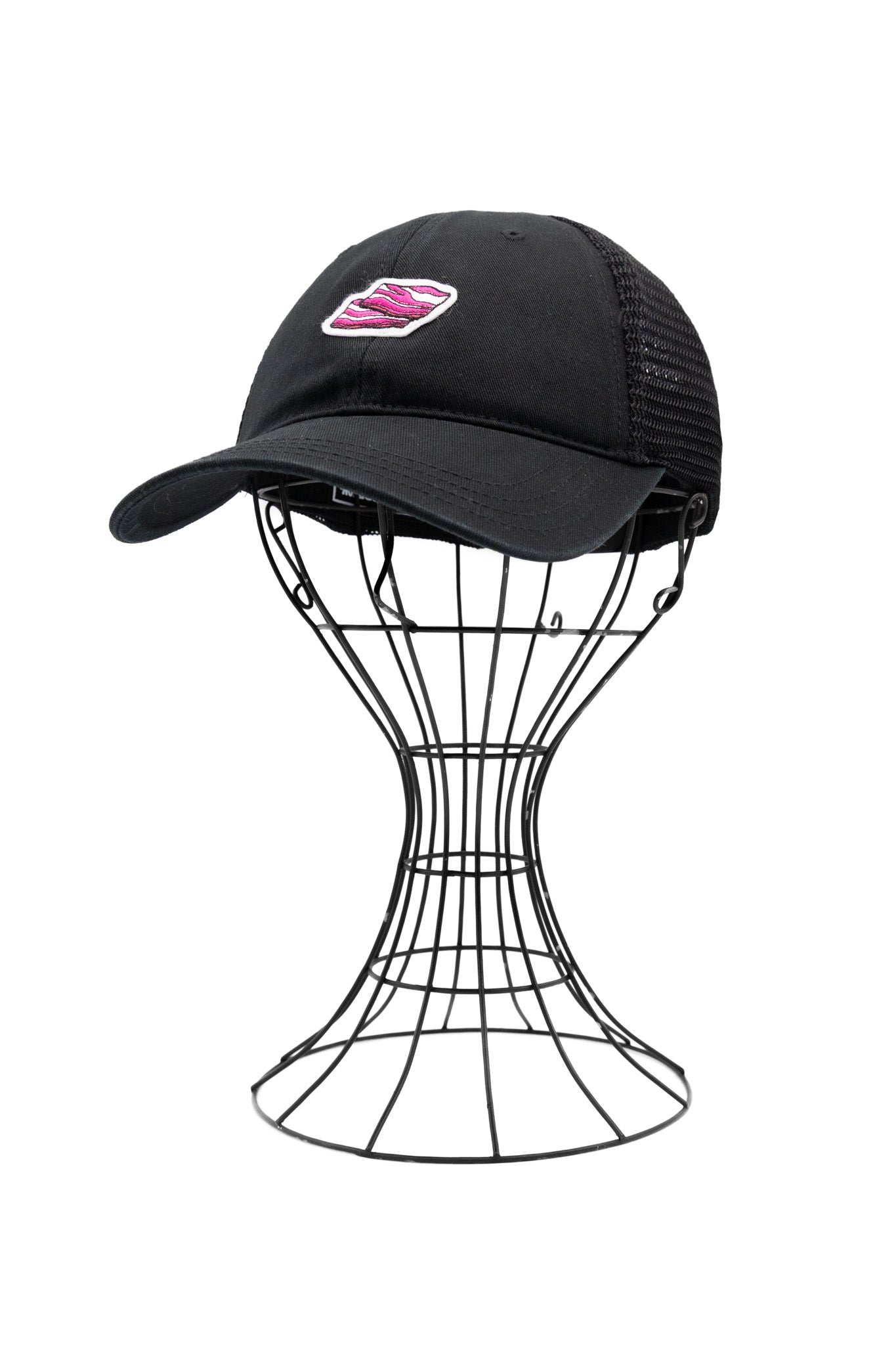 Mesh Cap Bacon - Black Mesh