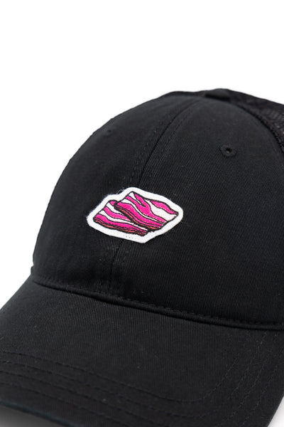 Mesh Cap Bacon - Black Mesh