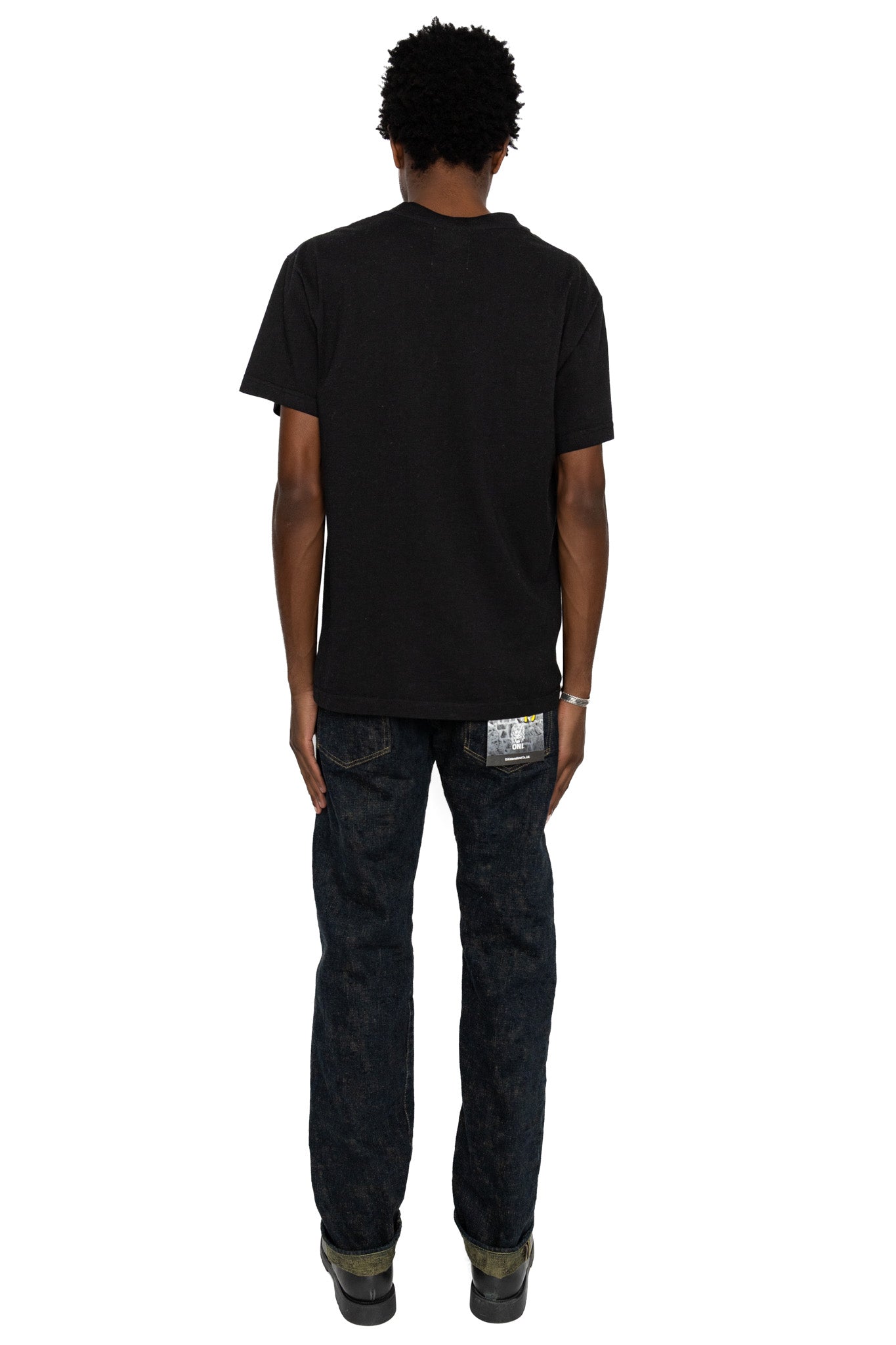 277Bumpy-KUSAKI 17oz Bumpy Denim Just Like Straight - Plant