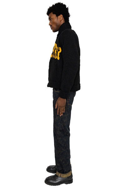 Knit Sutajan "Curry" - Black