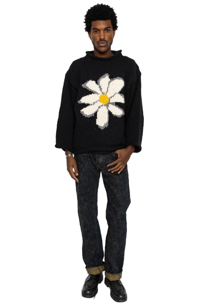 All Roll Knit "Flower" - Black