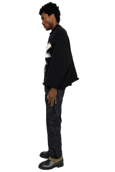 All Roll Knit "Flower" - Black