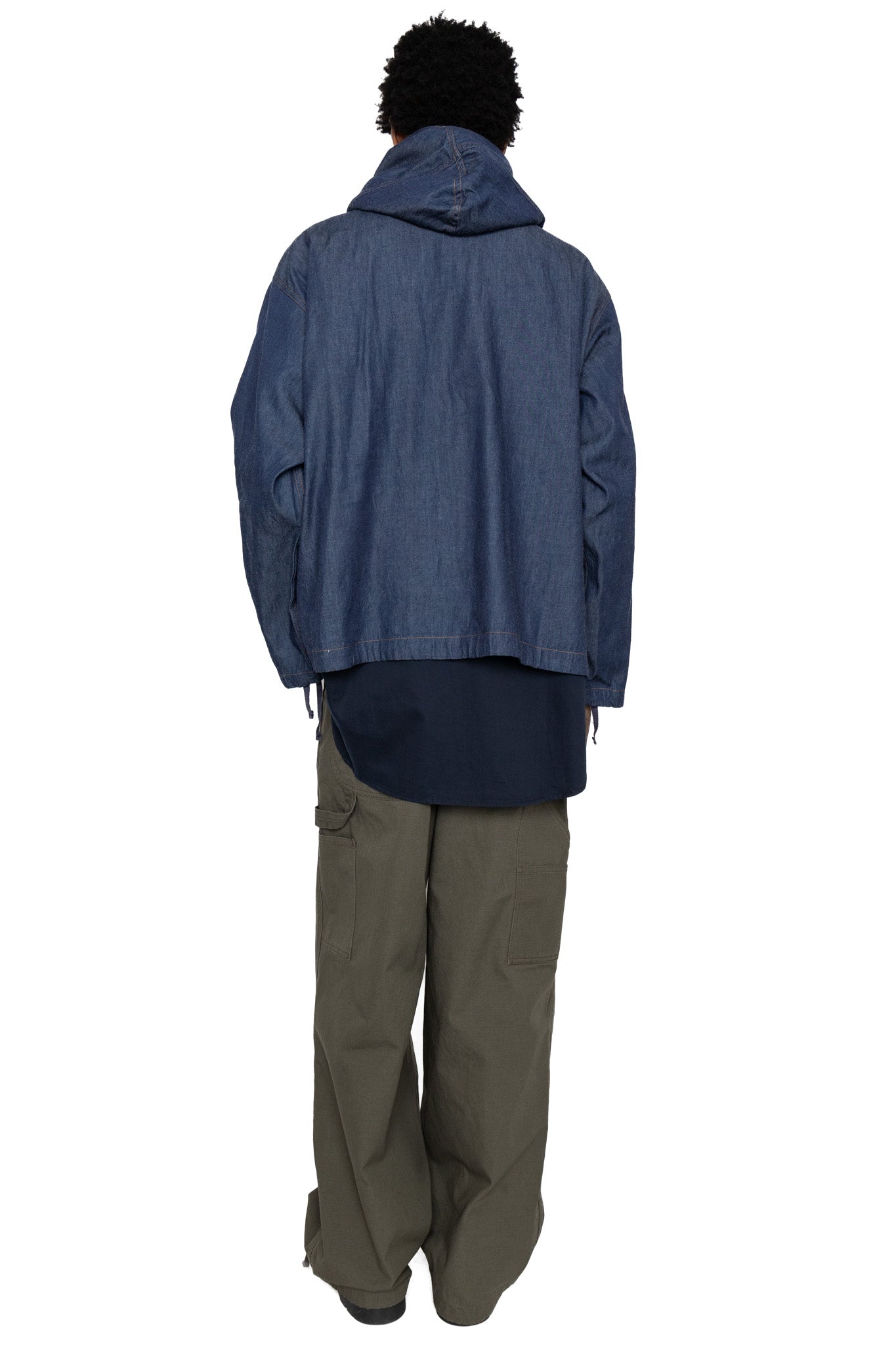 Salvage Smock 4.5oz Denim Shirting - Indigo