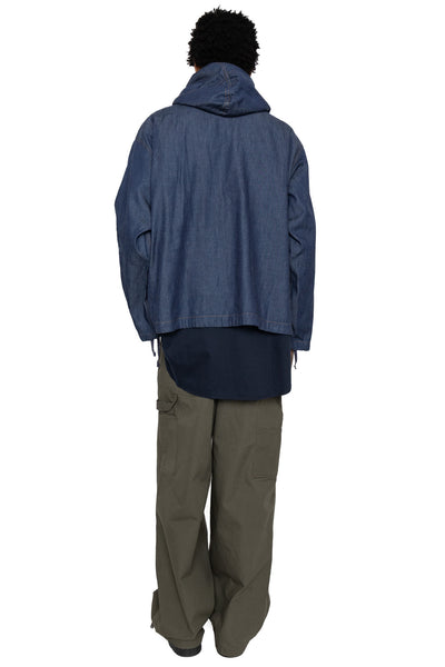 Salvage Smock 4.5oz Denim Shirting - Indigo
