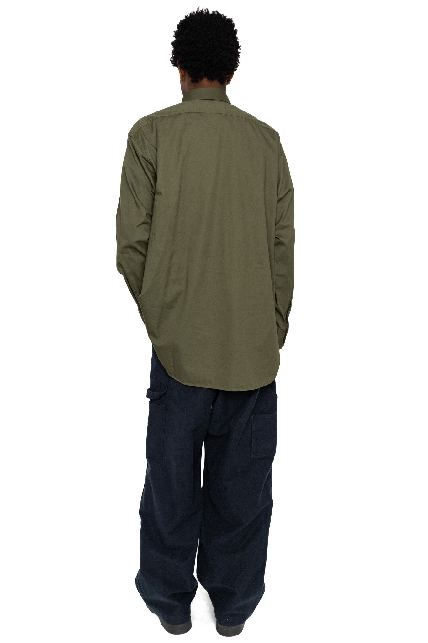 Utility Shirt Cotton Micro Sanded Twill - Olive