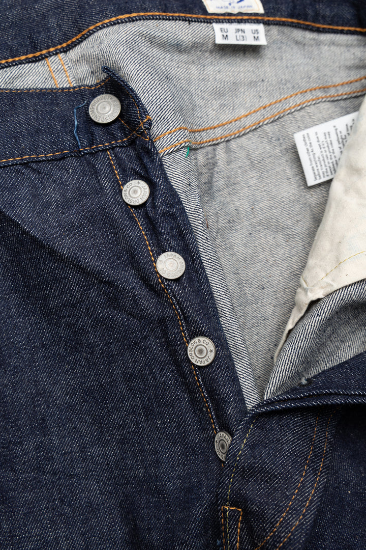 OrSlow 105XX THE 1950S Selvedge Denim - One Wash – BLUE IN GREEN SOHO