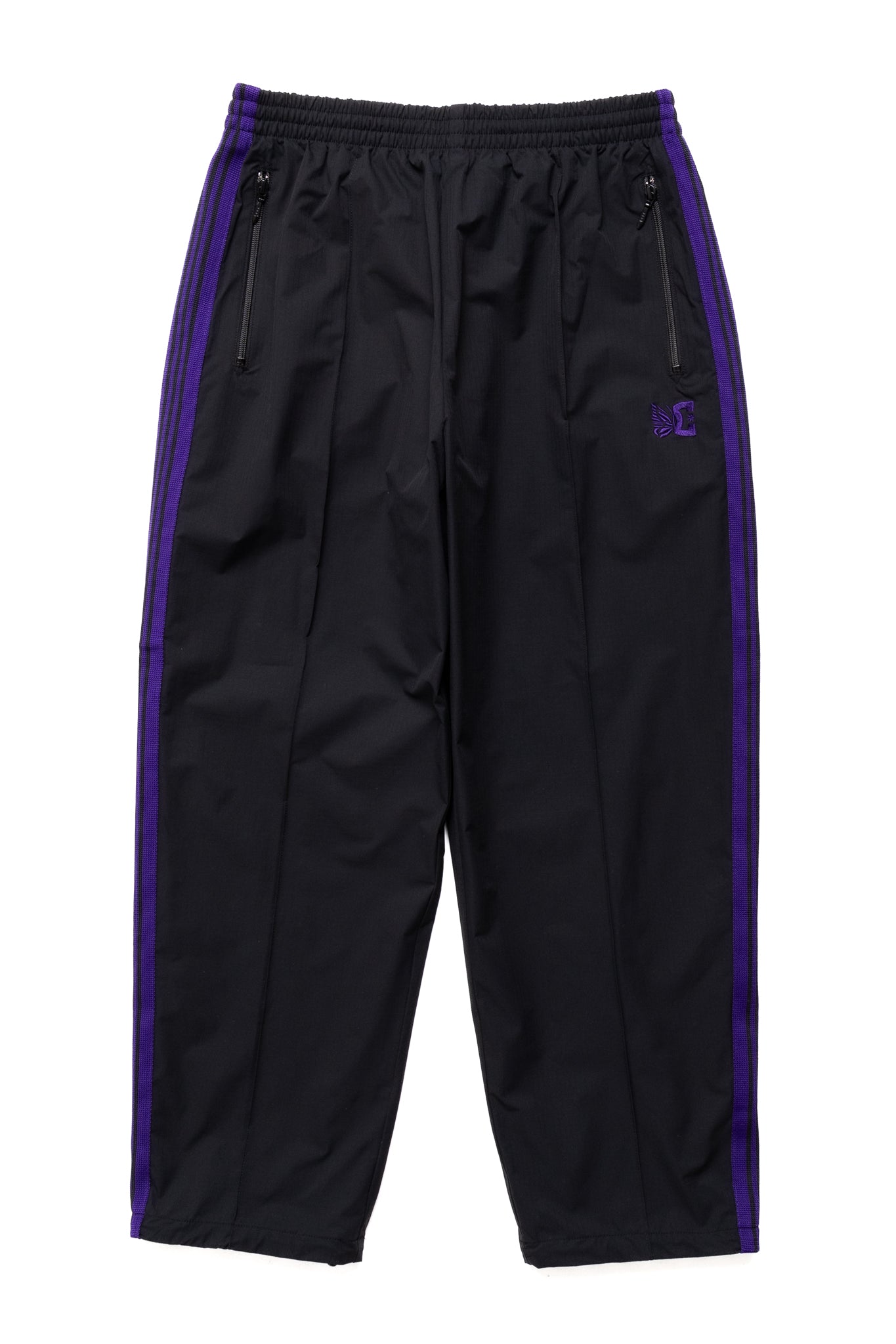 NEEDLES x DC SHOE Track Pant Poly Ripstop - Black