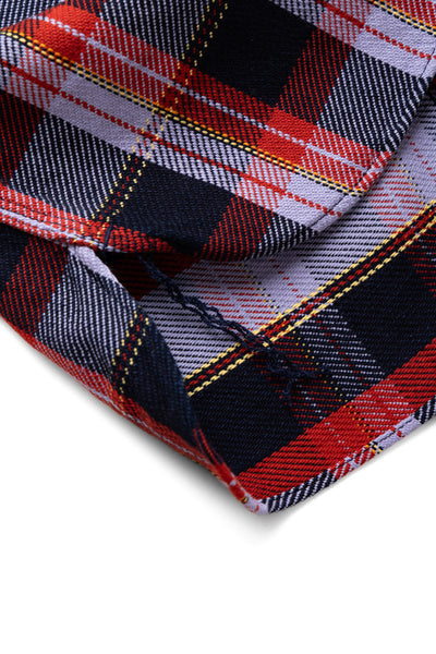 Indigo Rope Dyed Heavy Flannel Shirt - Purple