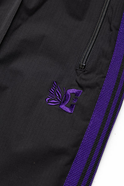 NEEDLES x DC SHOE Track Pant Poly Ripstop - Black